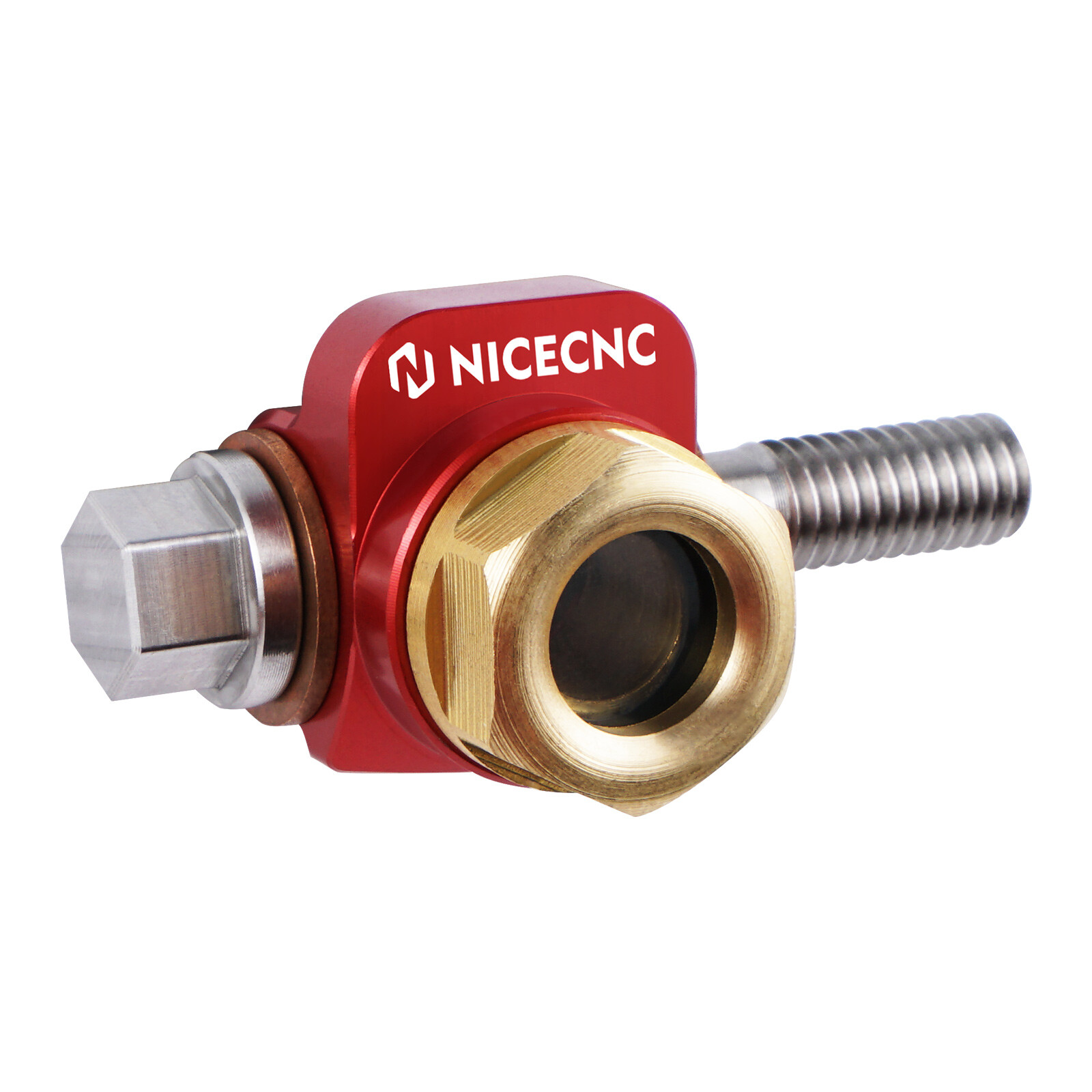 NICECNC Banjo Bolt Oil Sight Glass For Honda XR650L 1993-2025 XR 600R 1985-2000
