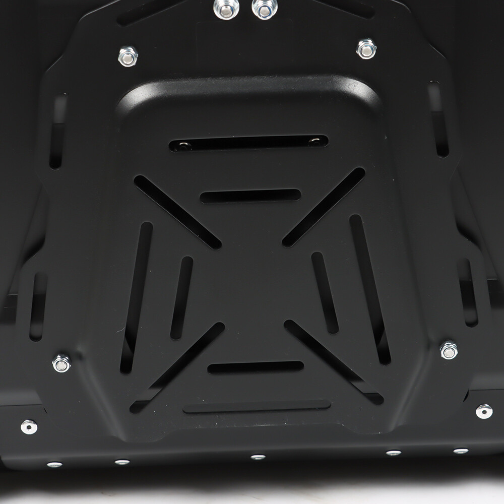 55L Motorcycle Top Case Tail Box Waterproof Luggage Scooter Trunk Storage Black