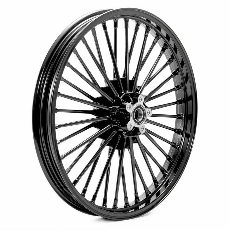 21X2.15 Fat Spoke Front Wheel Rim Hub For Harley Dyna Street Bob Wide Glide Used