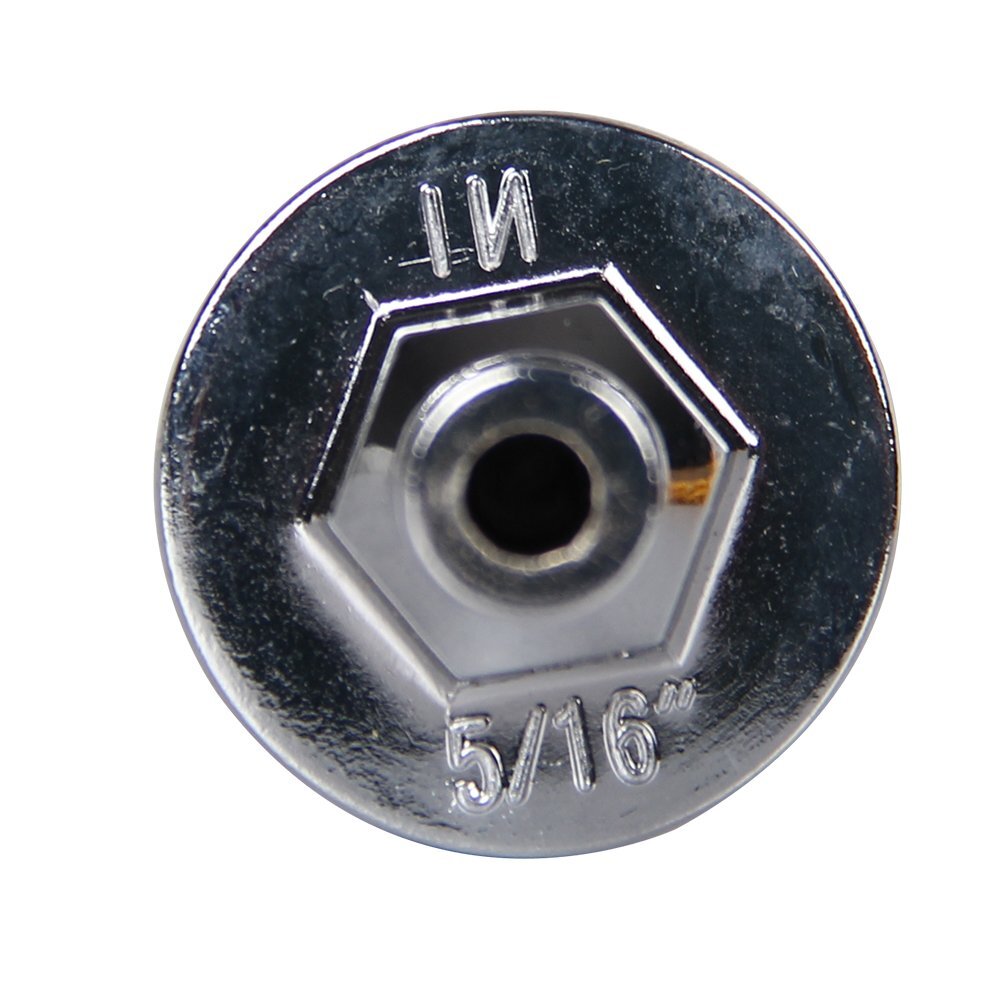 5/16″ Universal Chrome Glass Clearview Fuel Filter Petrol Diesel Inline Reusabl