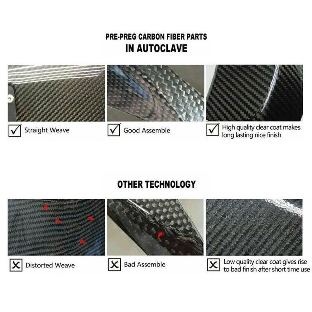 Carbon Fiber Pattern Windshield Windscreen Fit Ducati Monster 696 796 1100/S/EVO