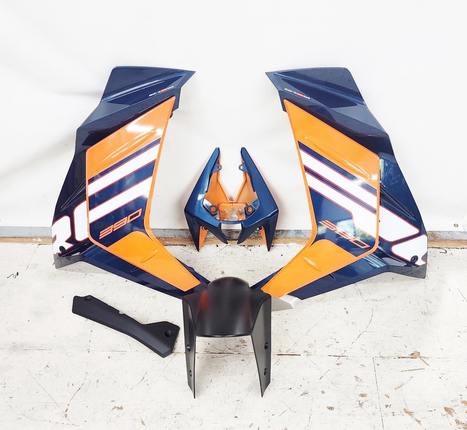 2024 KTM RC390 OEM Blue / Orange Fairings Fairing Cowl Bodywork 22-24 RC 390