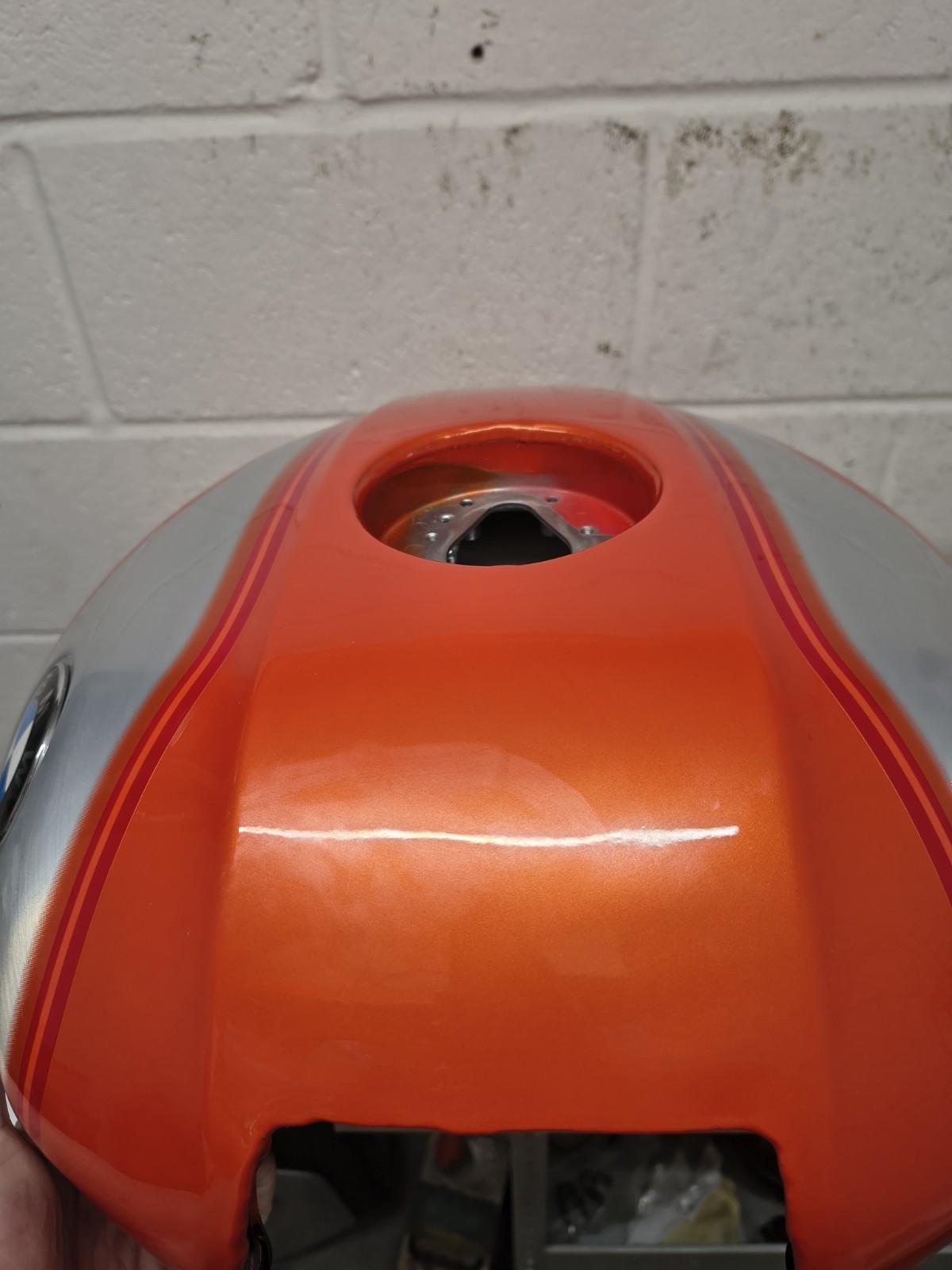 BMW R12S Fuel Petrol Tank Lava Orange R12 S 2025 16115B35945