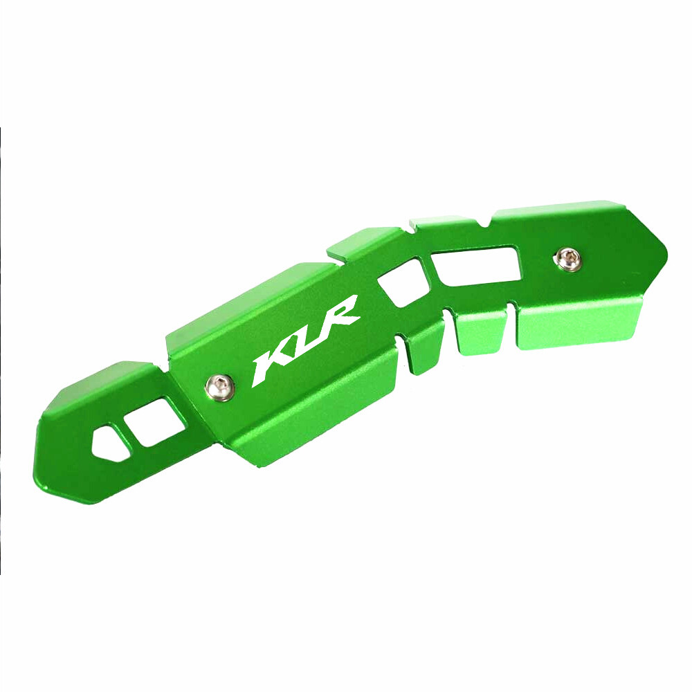 KLR LOGO Silencer Header Pipe Guard Cover Case For Kawasaki KLR650 2008-2024