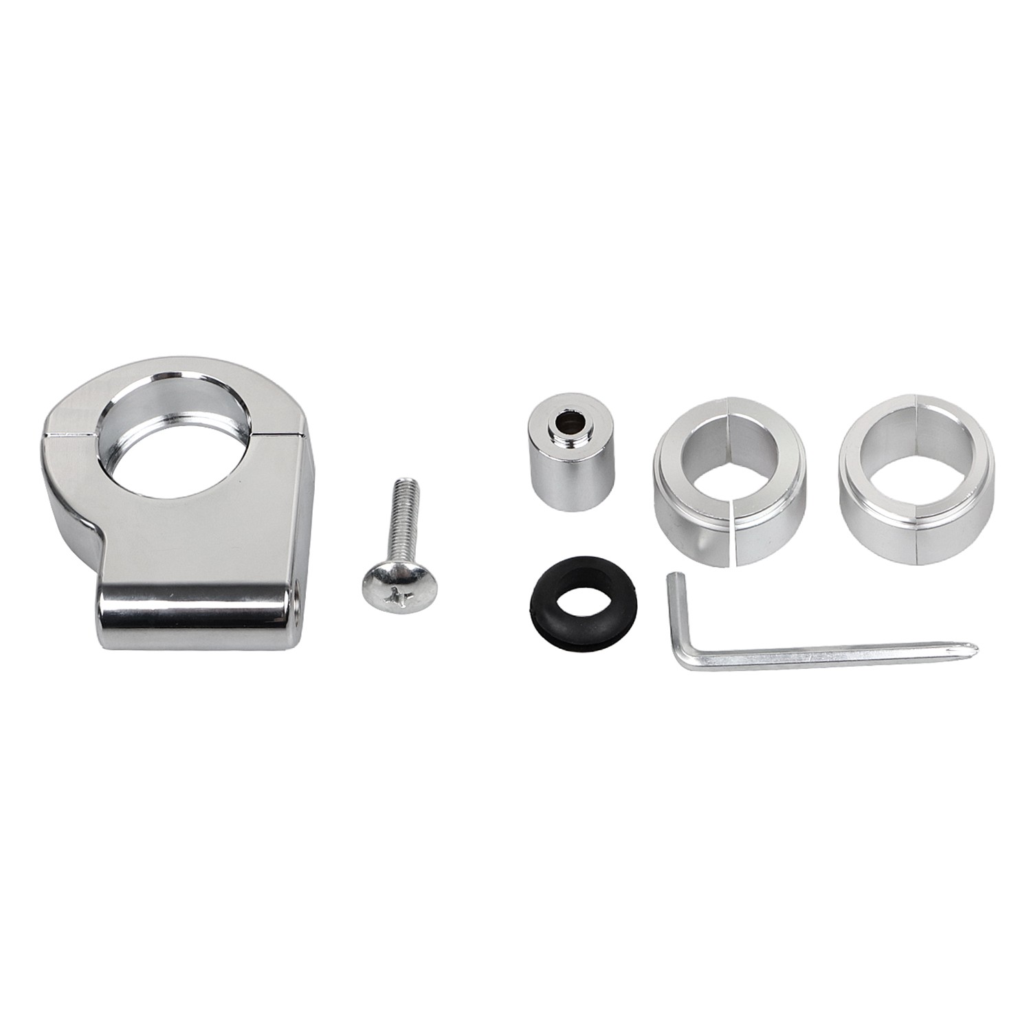 Chrome Drink Cup Holder For Harley 1″ Handlebar Heritage Softail Fat Boy FLSTF