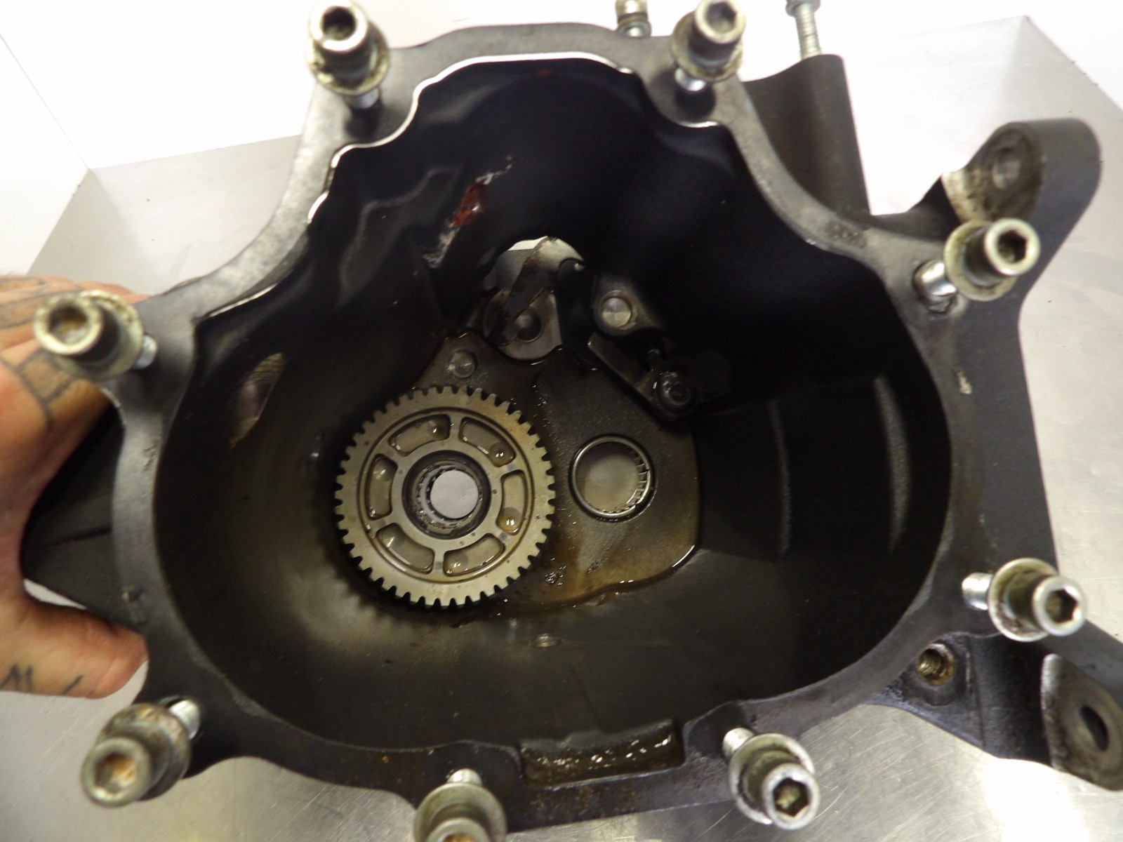 11 Harley Softail FXST gear box / transmission bare case 34799-07