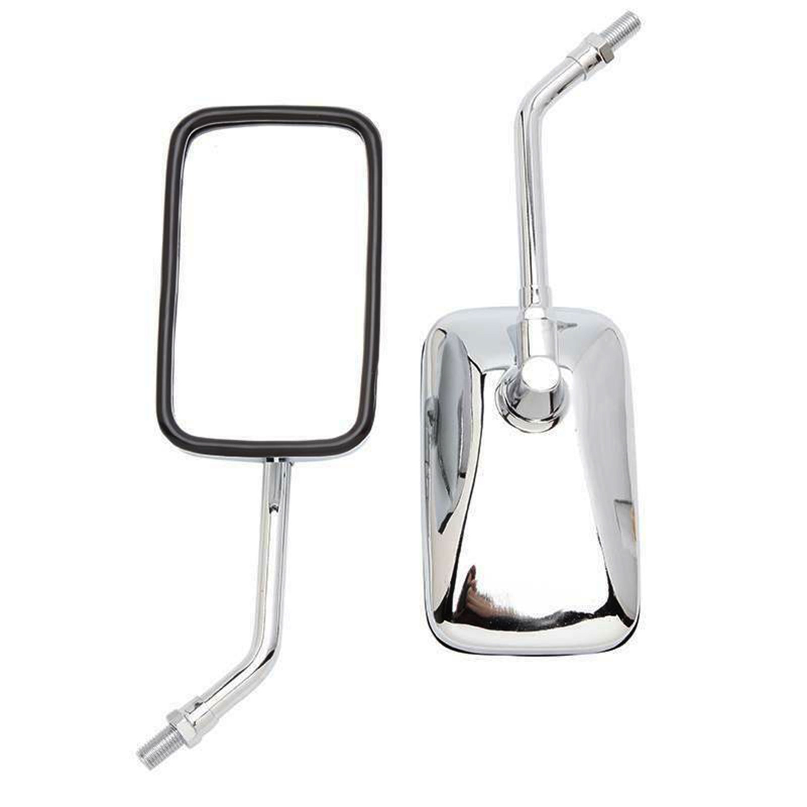 1 Pair of Motorcycle Rectangle Side Mirrors fit For Magna 250 VF 750C 500C 1000