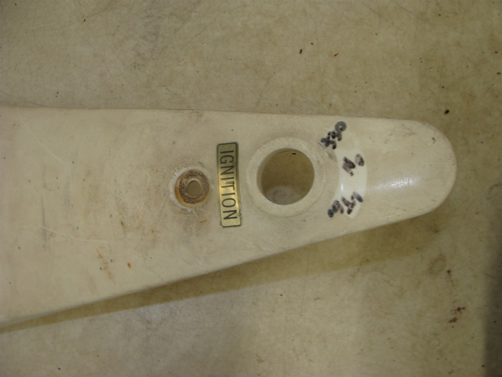 1976 YAMAHA CHAPPY LB-80 oem center cover panel plastic body ignition frame