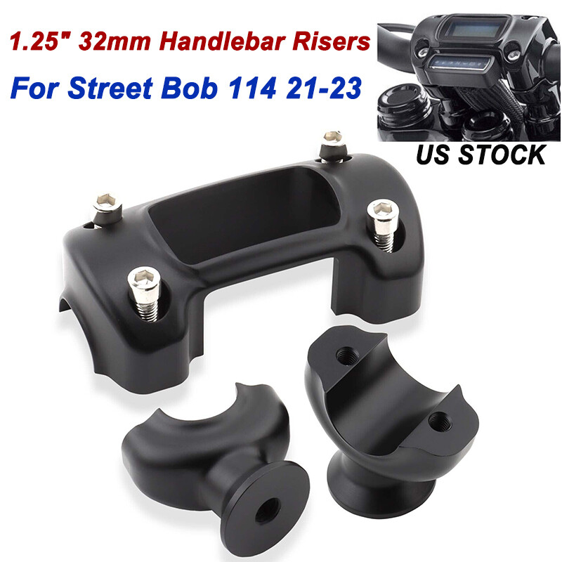 1.25″ 32mm Handlebar Riser Top Clamp For Harley Softail Breakout Street Bob 114