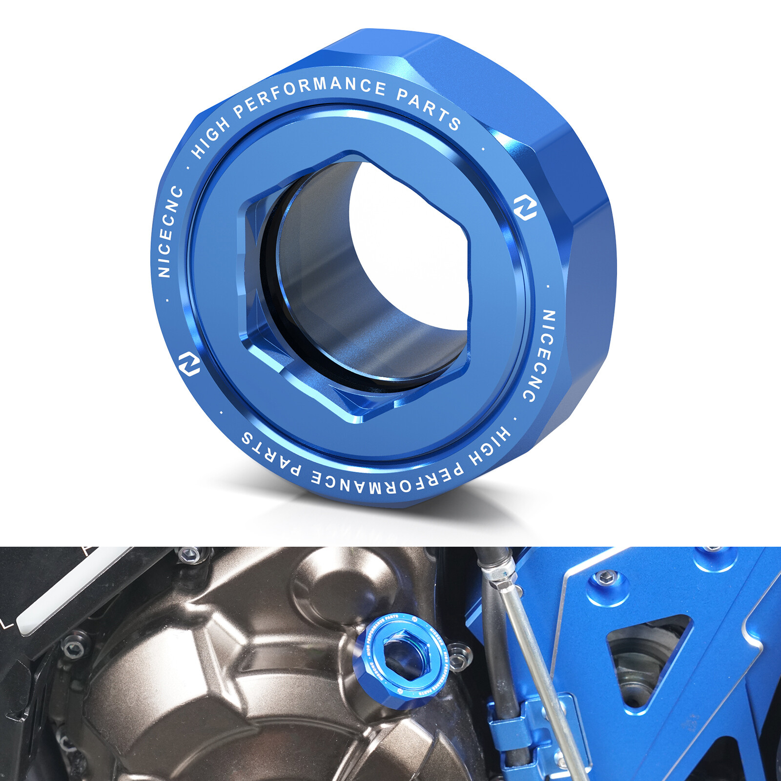 Aluminum Oil Screw Plug Fill Cap For Yamaha FZ1 FZ6R FZ8 FZR6 FZS1 MT07 XSR700