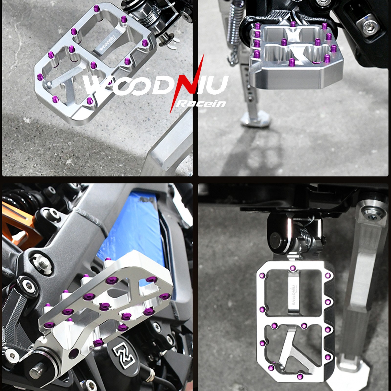 CNC Aluminum Alloy for Surron Light Bee X Foot Ped Pedal Bracket FootPeg Strike