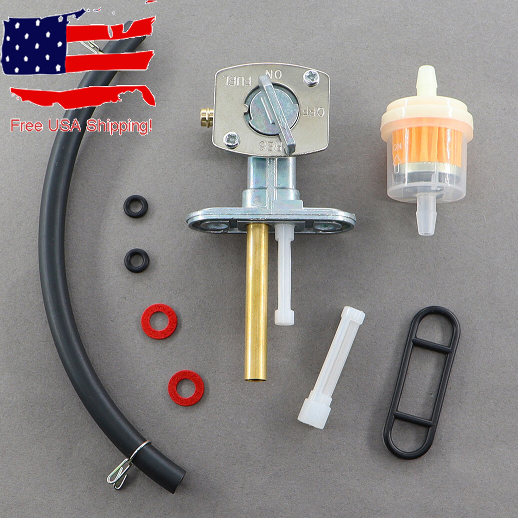 Fuel Petcock Valve Oil Line For YAMAHA PW80 XT125 XT250 XT350 TW200 TTR90 E