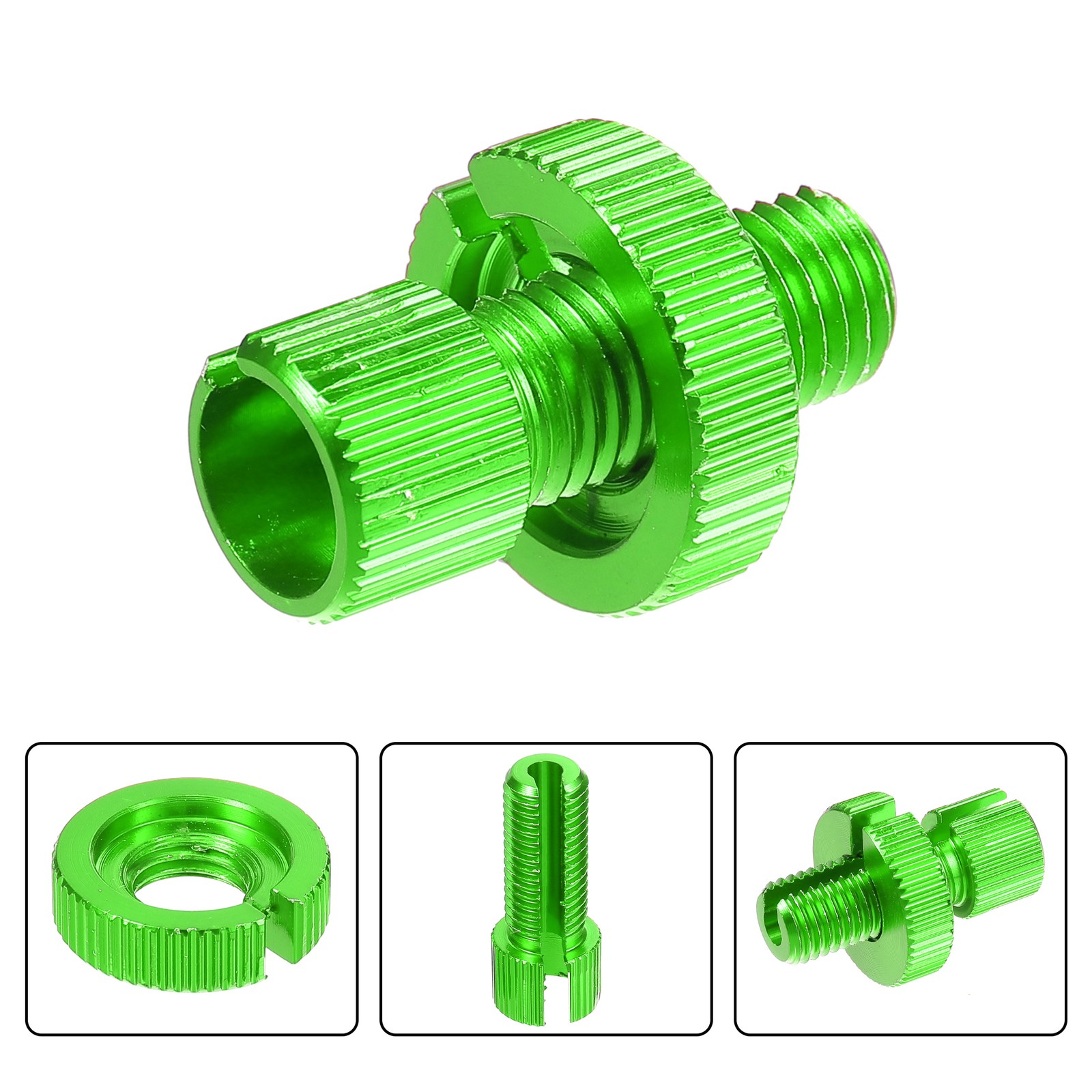 1 Pcs M10 Brake Clutch Cable Line Adjuster Screw for Scooter Green
