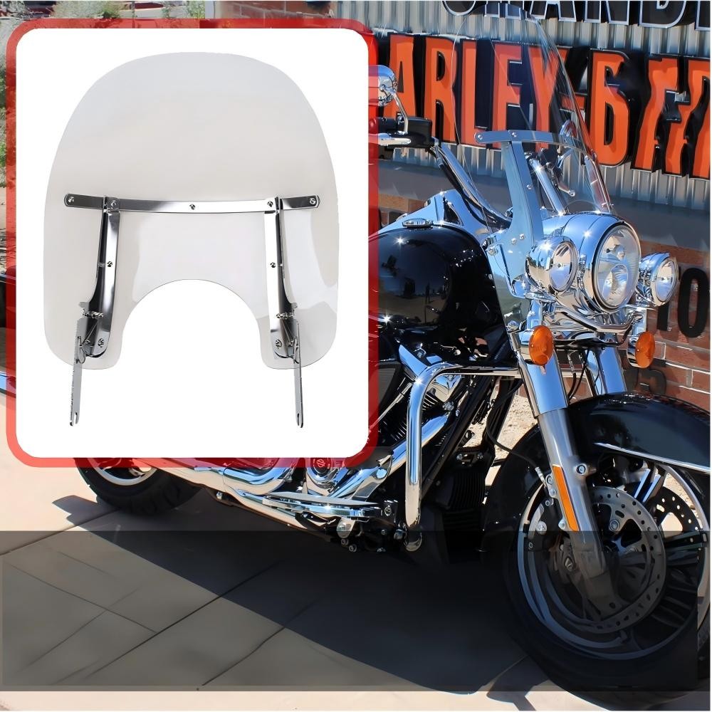 28″ Transparent Windshield For 1994-2020 Harley Road King TOURING Detachable US