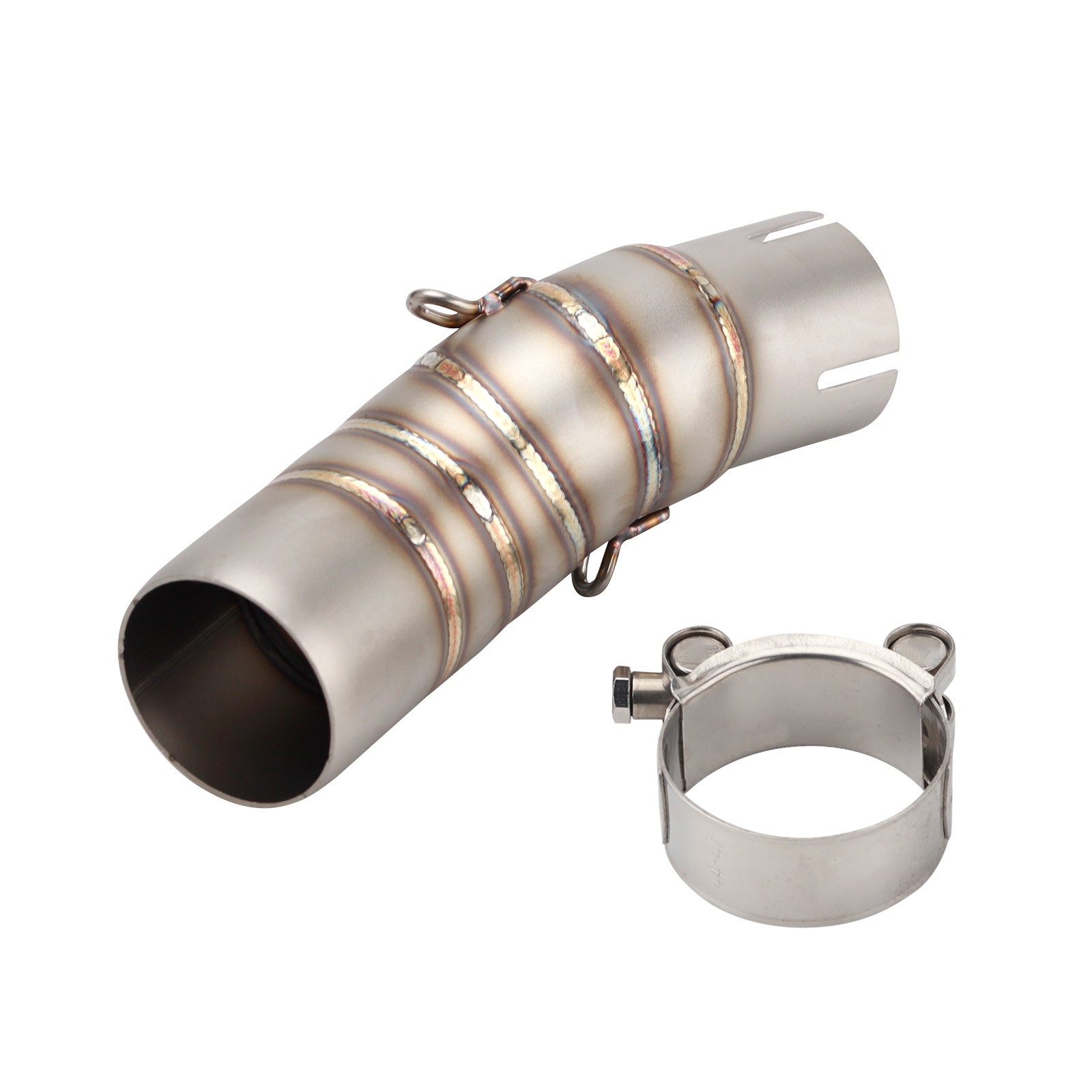 For CF-Moto 450SS 450SR 450NK 2022-2025 Exhaust System Slip On Mid Pipe Muffler