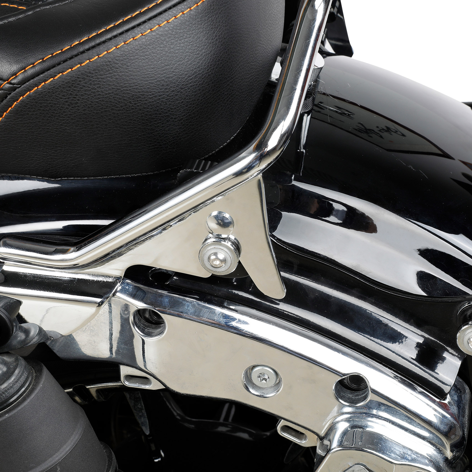 Sissy Bar Upright Passenger Backrest w/ Pad for Harley Touring Models 2009-2024