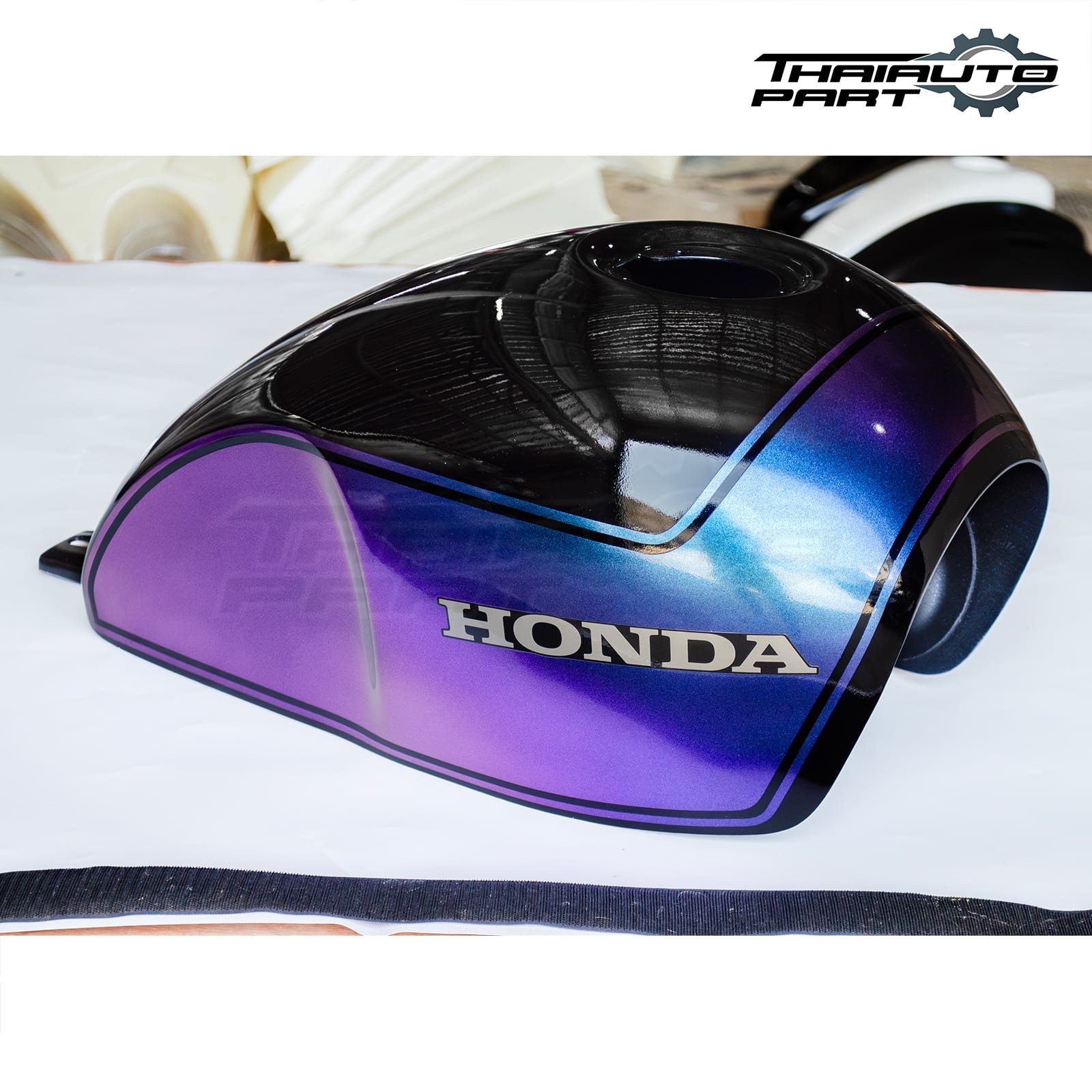 Cover Fuel Oil Tank Purple Effect ABS For Honda SCL CL300 CL500 2023-2025