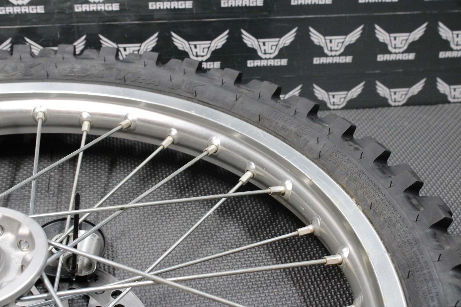 2007 HONDA CRF450R 21″ X 1.60″ OEM FRONT WHEEL RIM HUB 44650-MEN-840