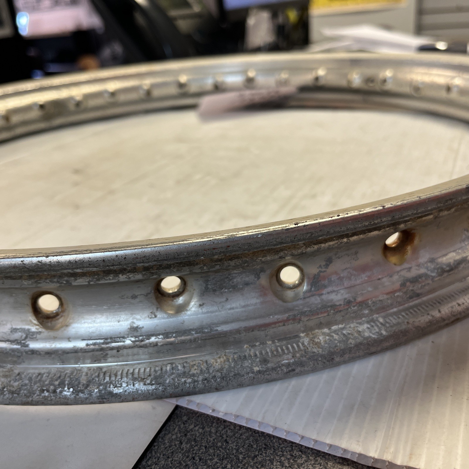 DID 1.60” x 21” 36 HOLE ALLUMINUM MOTORCYCLE RIM