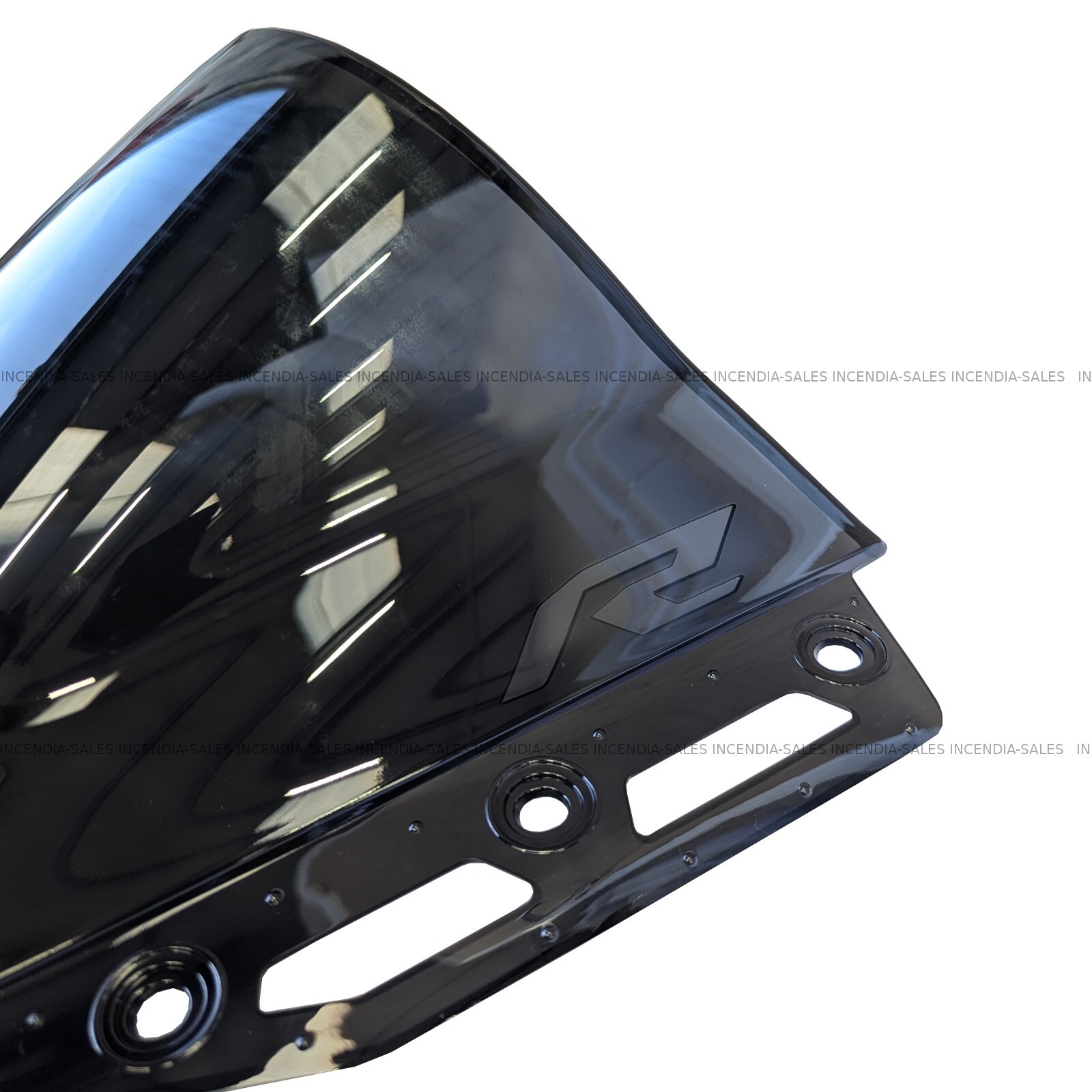 Yamaha YZF R125 Black Double Bubble Windscreen Windshield Screen 2023-2024