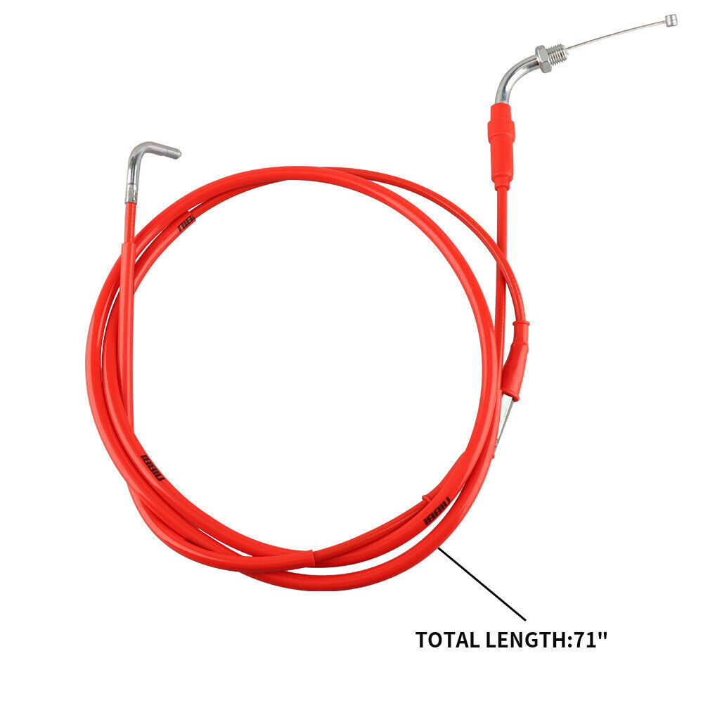 NIBBI 71″ Throttle Cable For Honda Yamaha Suzuki Kawasaki TaoTao GY6 Scooter ATV