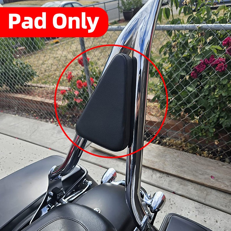 Passenger Sissy Bar Backrest Pad Fit For Harley Harley Suzuki Yamaha Kawasaki