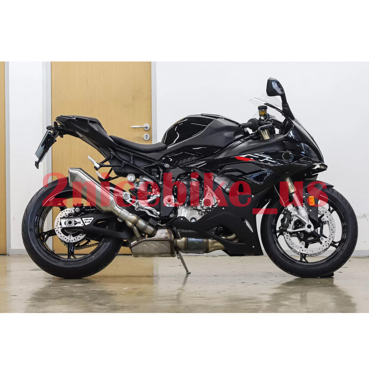 Glossy Matte Black For BMW S1000RR 2023 2024 ABS Injection Bodywork Fairing Kit