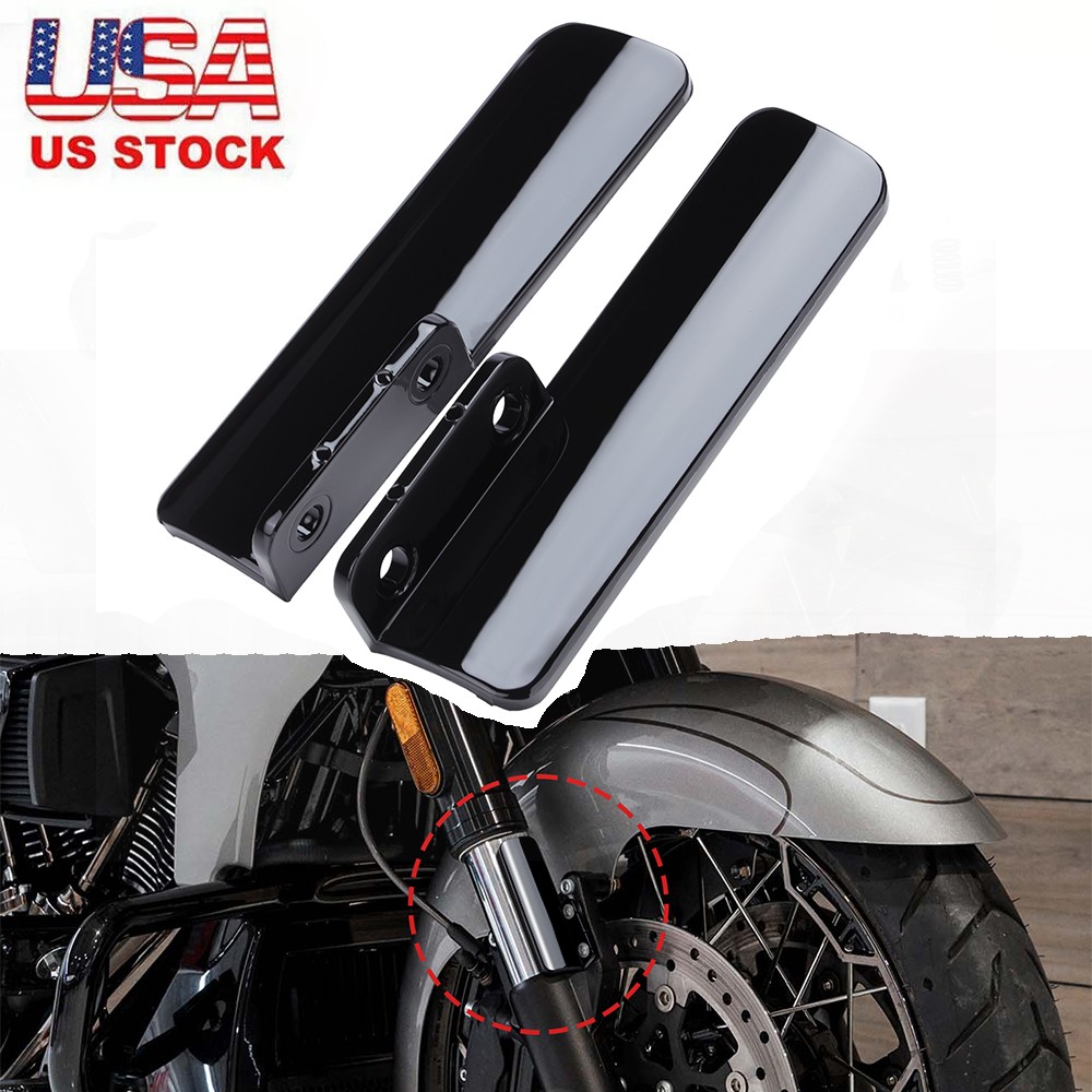 Front Fork Guard Lower Dust Protection Cover For CVO Road Glide FLTRXSE 23-25 US