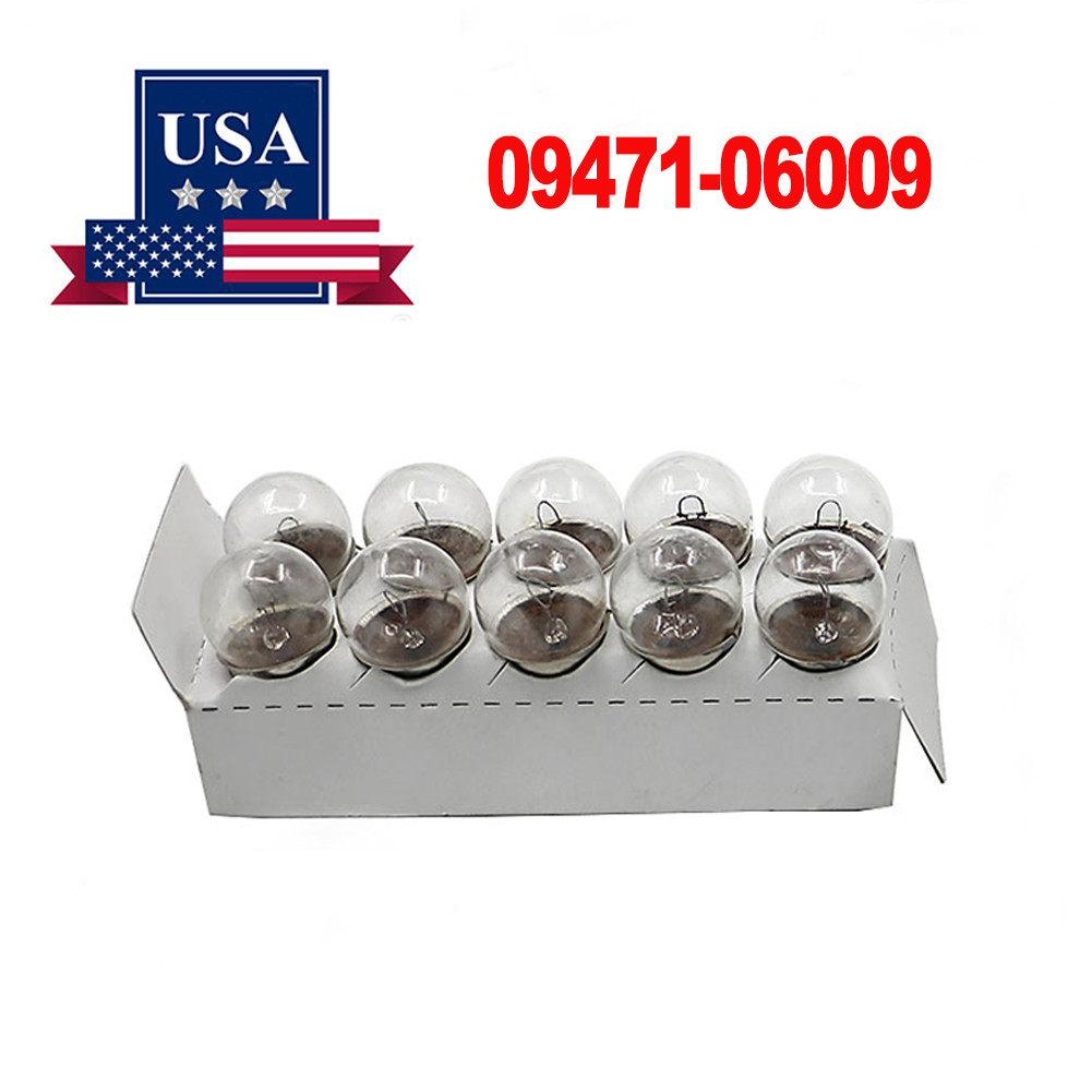 Set of 10 For Honda Suzuki Yamaha #09471-06009 6V 8W Turn Signal Lamp Bulb Kit