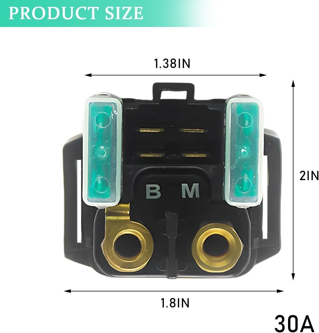 Reliable ATV Solenoid Relay Replacement – Fits Various YFM Models, Easy Install