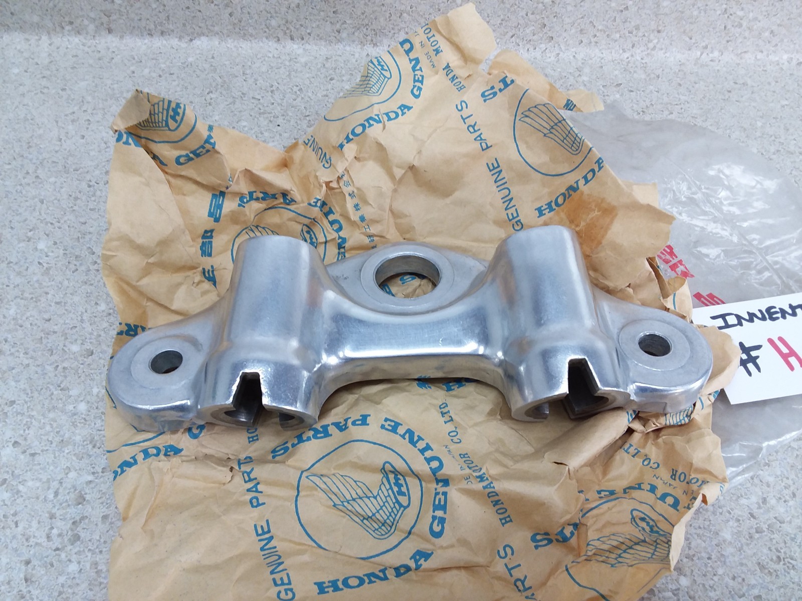 VTG NOS 1968-1971 Honda Trail Z50 CT70 Top Handlebar Holder Crown #53131-098-670