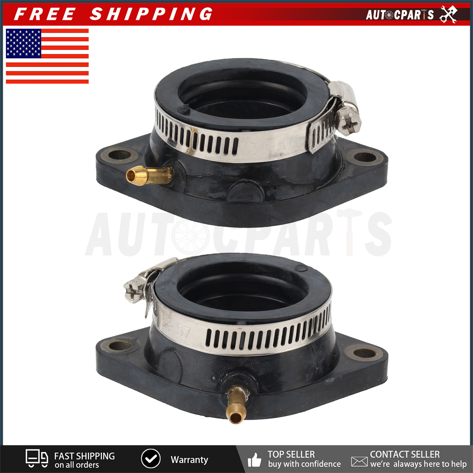 Carburetor Intake Manifold Boots Fit For Yamaha XVS1100 VStar 5EL-13596-00-00