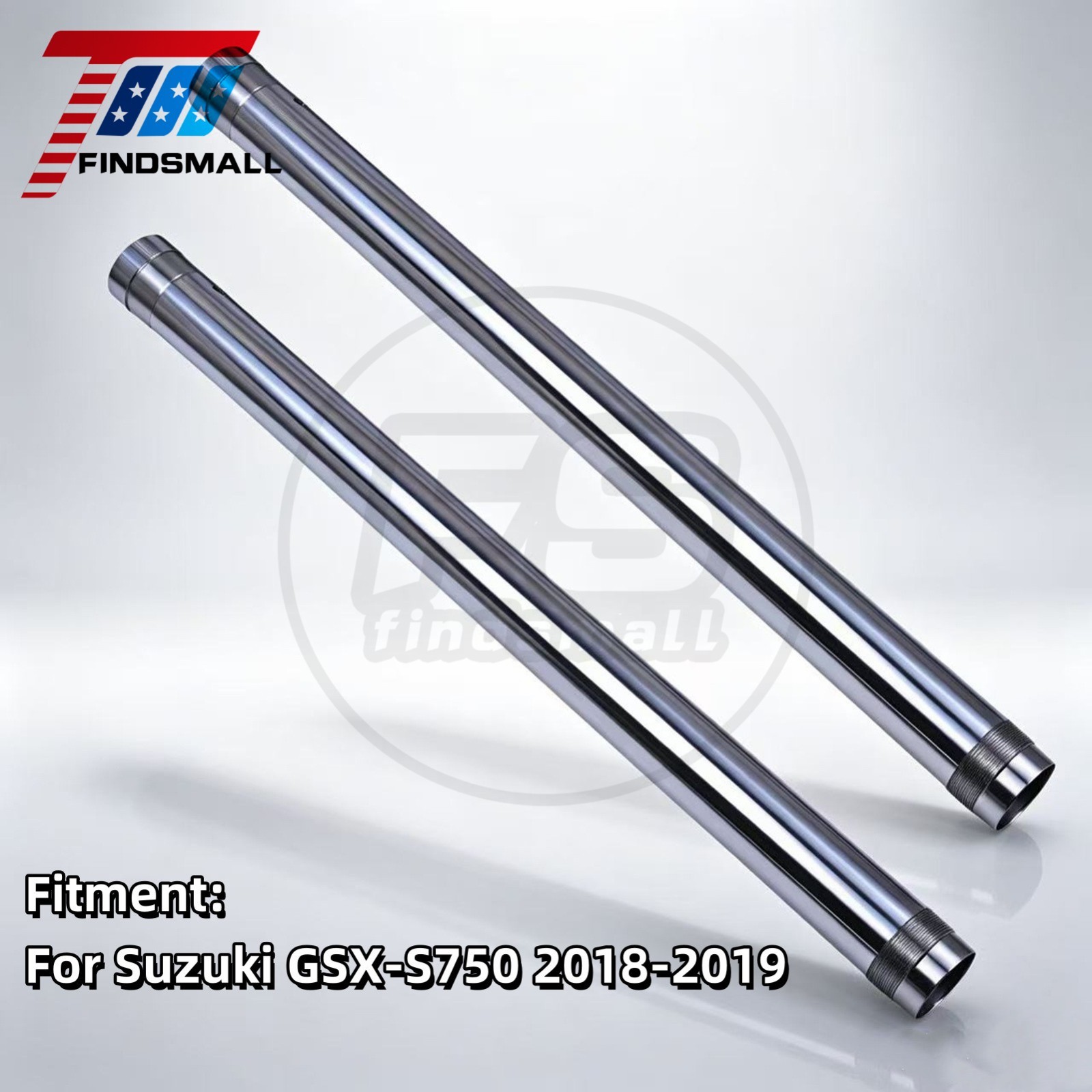 2Pcs Front Suspension Inner Fork Tubes Pipes for Suzuki GSX-S750 2018-2019