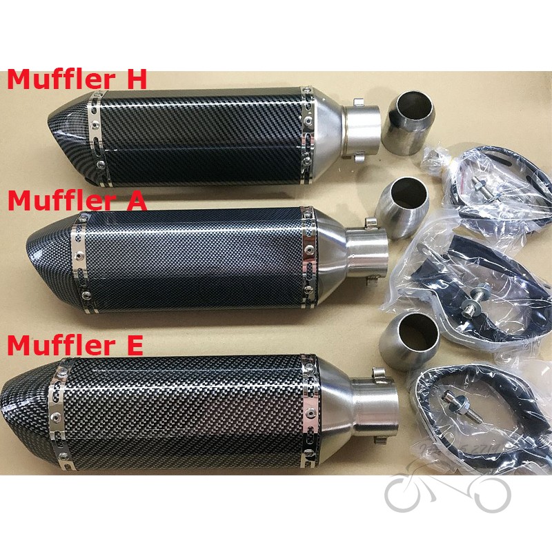 Tenere 700 2019-2025 for Yamaha XTZ07 Exhaust Mid Tail Pipe Slip on Muffler Tips