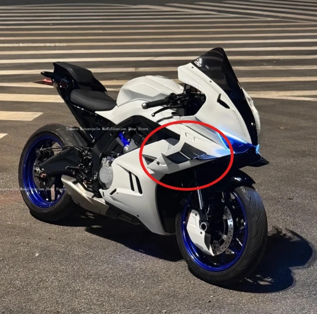 For CFmoto 675SR 675SS Modification Stabilizing Wing Fairing.white Air Deflector