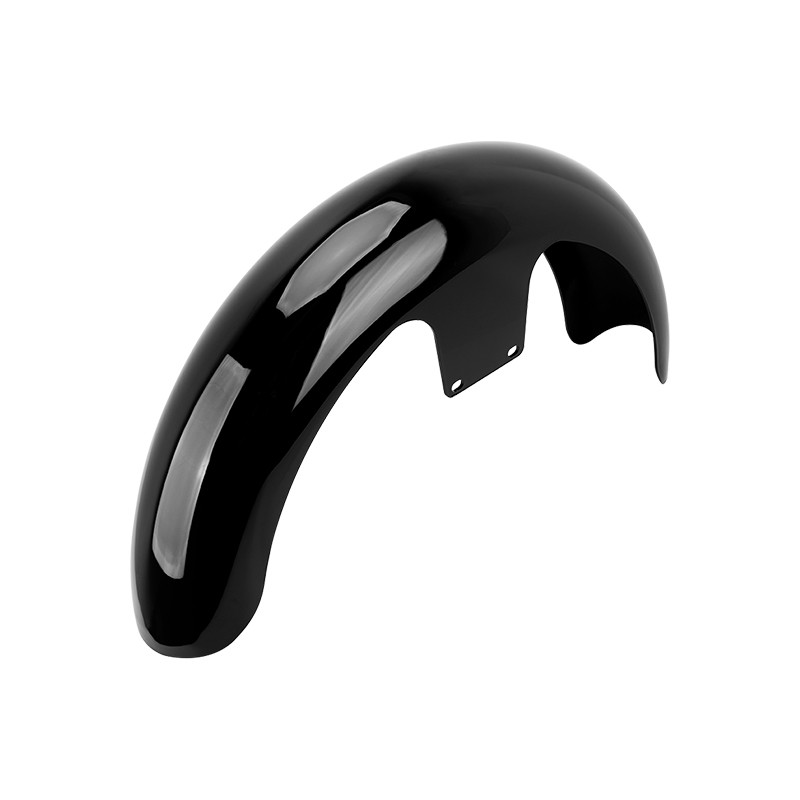 19″ Vivid Black Front Wheel Wrap Fender Steel For Harley Touring Street Glide