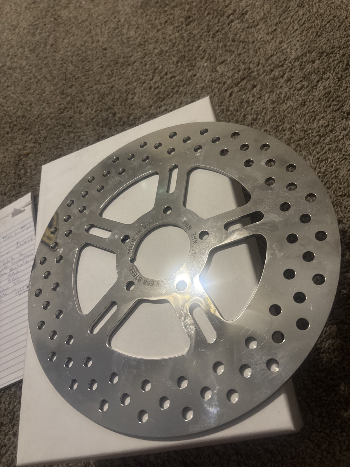 PERFORMANCE MACHINE (PM) Rear Rotor – 11.5″ – Classic 5 Spoke Harley Davidson