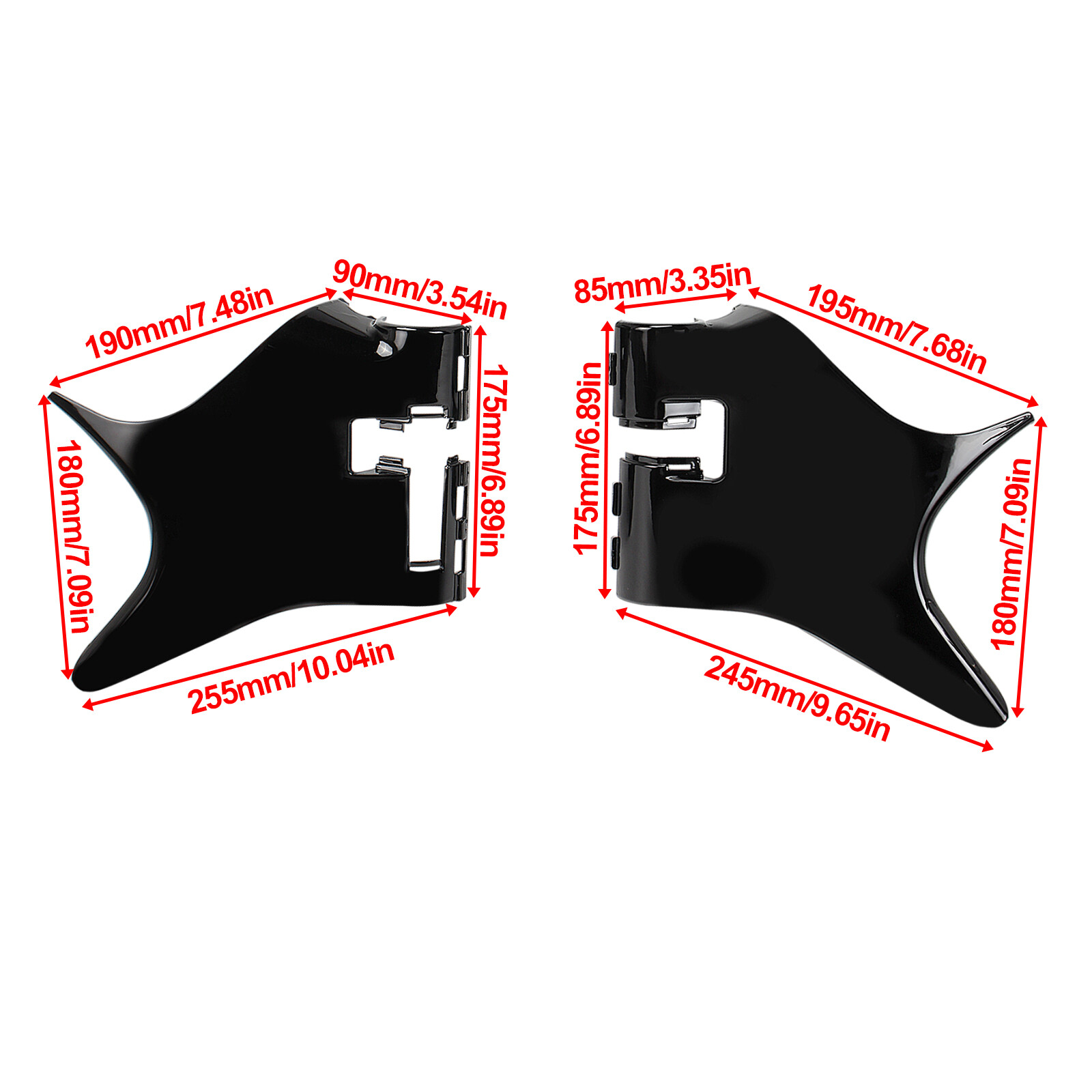 Front Frame Neck Covers For Honda VT600C VT600CD Shadow 600 VLX Deluxe 1988-2007