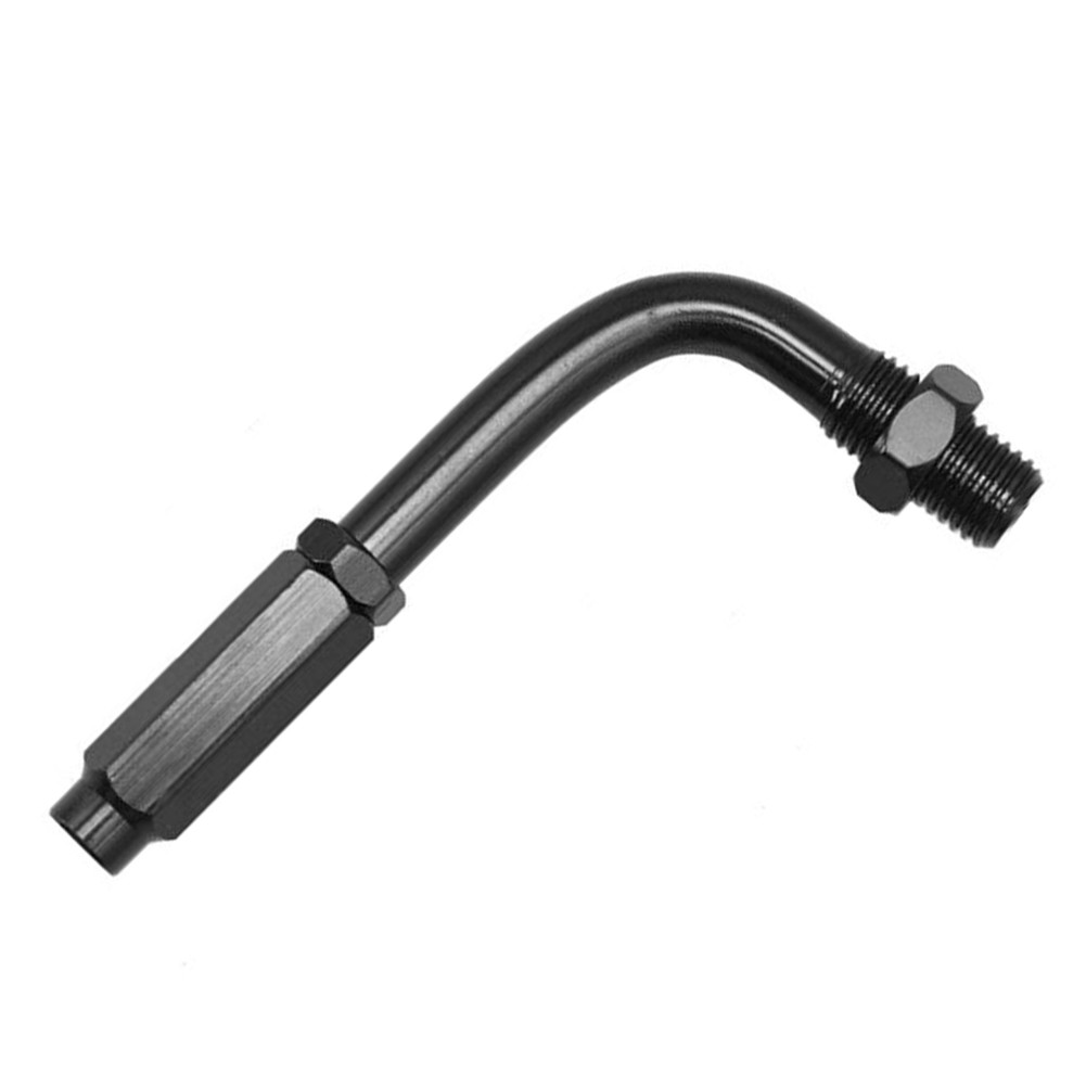 90 Degree Throttle Cable Adjuster Bendy Cable Guide Motorcycle Aluminum Black