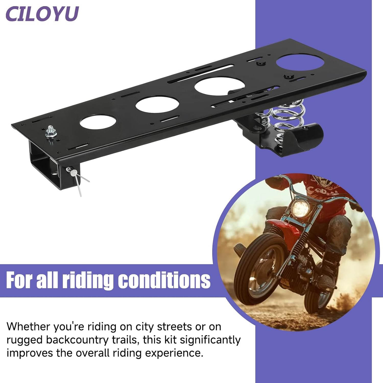 Modified Seat Spring Seat Suspension Mount Bracket Kit For CT200U 196cc HS200U