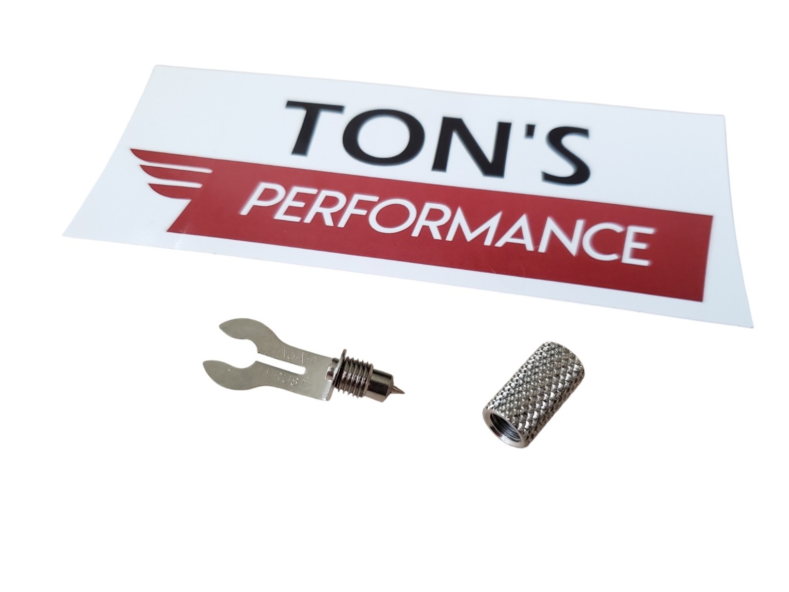 7mm Rajah Spark Plug Terminal Forked Knurled replacement vintage screw on