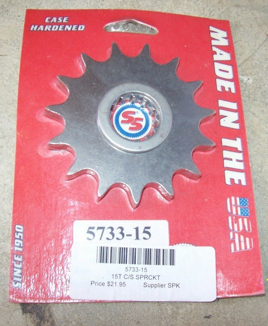 NEW Sprocket Specialists 15 Teeth Front Countershaft Sprocket 5733-15