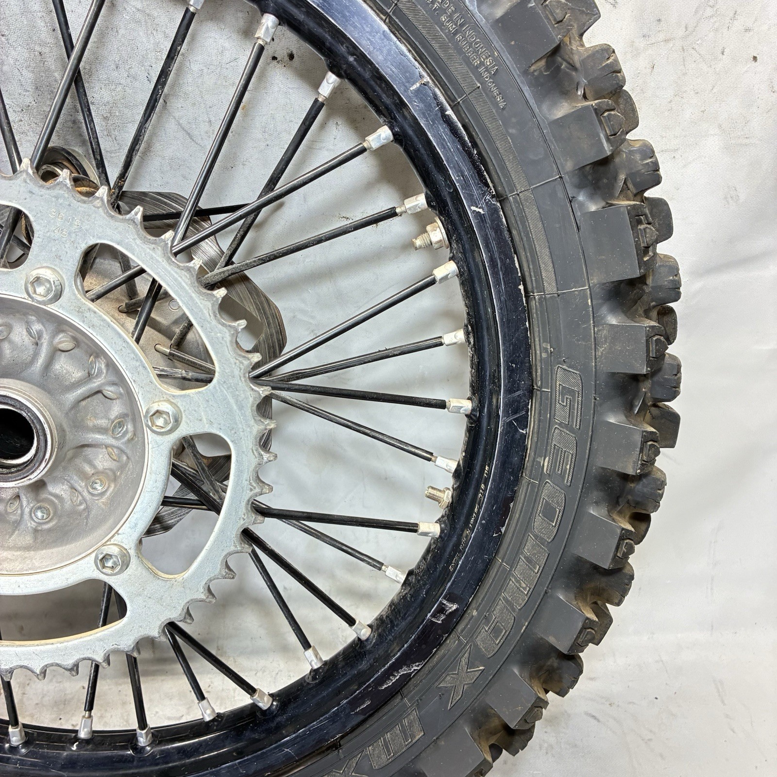 Kawasaki 2010-2020 KX250F 16 OEM Rear Wheel Complete 1.85×19 41091-0005-WC Kx450