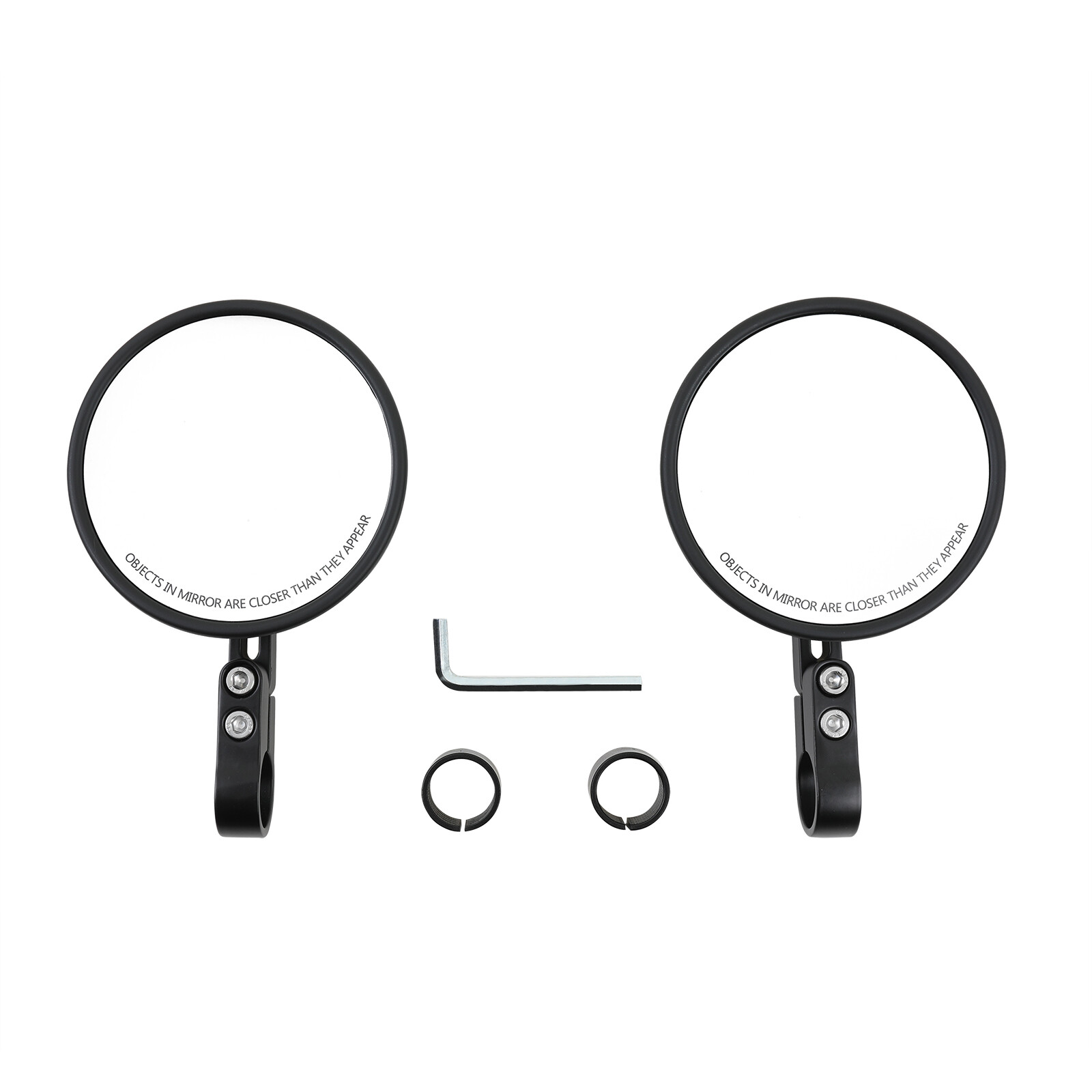 Motorcycle 7/8″ 1” Bar End Rearview Mirrors For Triumph Bonneville T120 T100