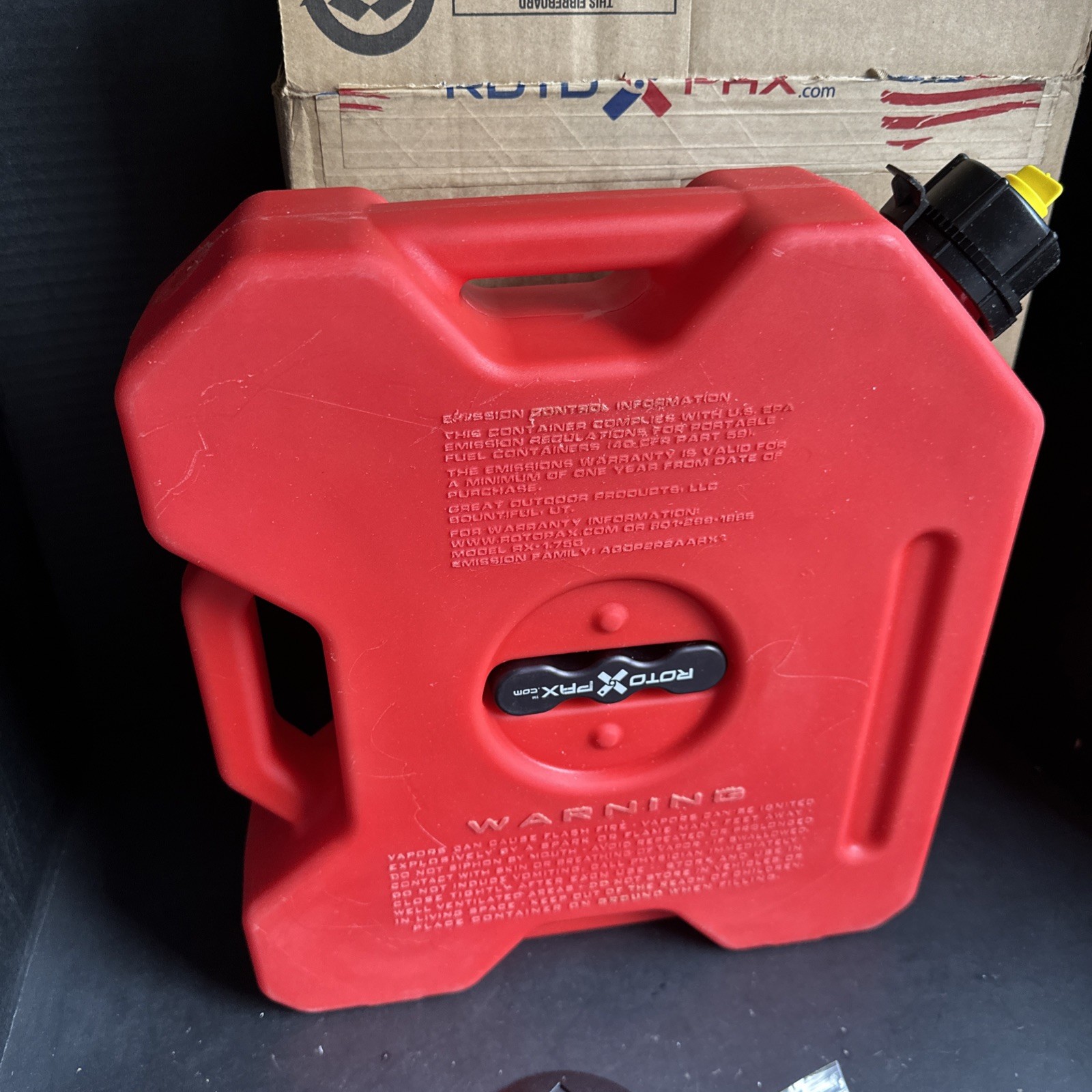Rotopax 1.75 Gallon/6.6 Liters Gasoline Pack For ATV/Motorcycle/Off Roading #P