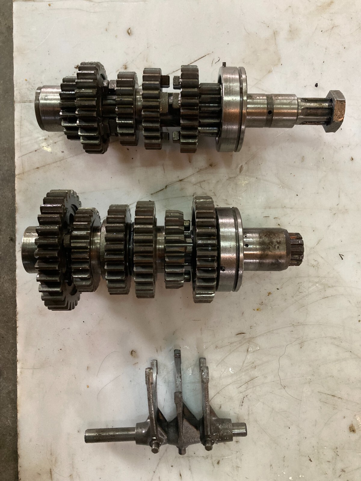 Suzuki GS500E GS500 GS 500 500E 1989 89 transmission tranny gears engine motor