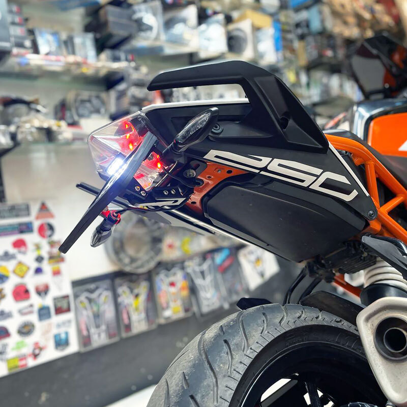 Fender Eliminator License Plate Holder Kit for 13-24 KTM Duke RC 125 200 250 390