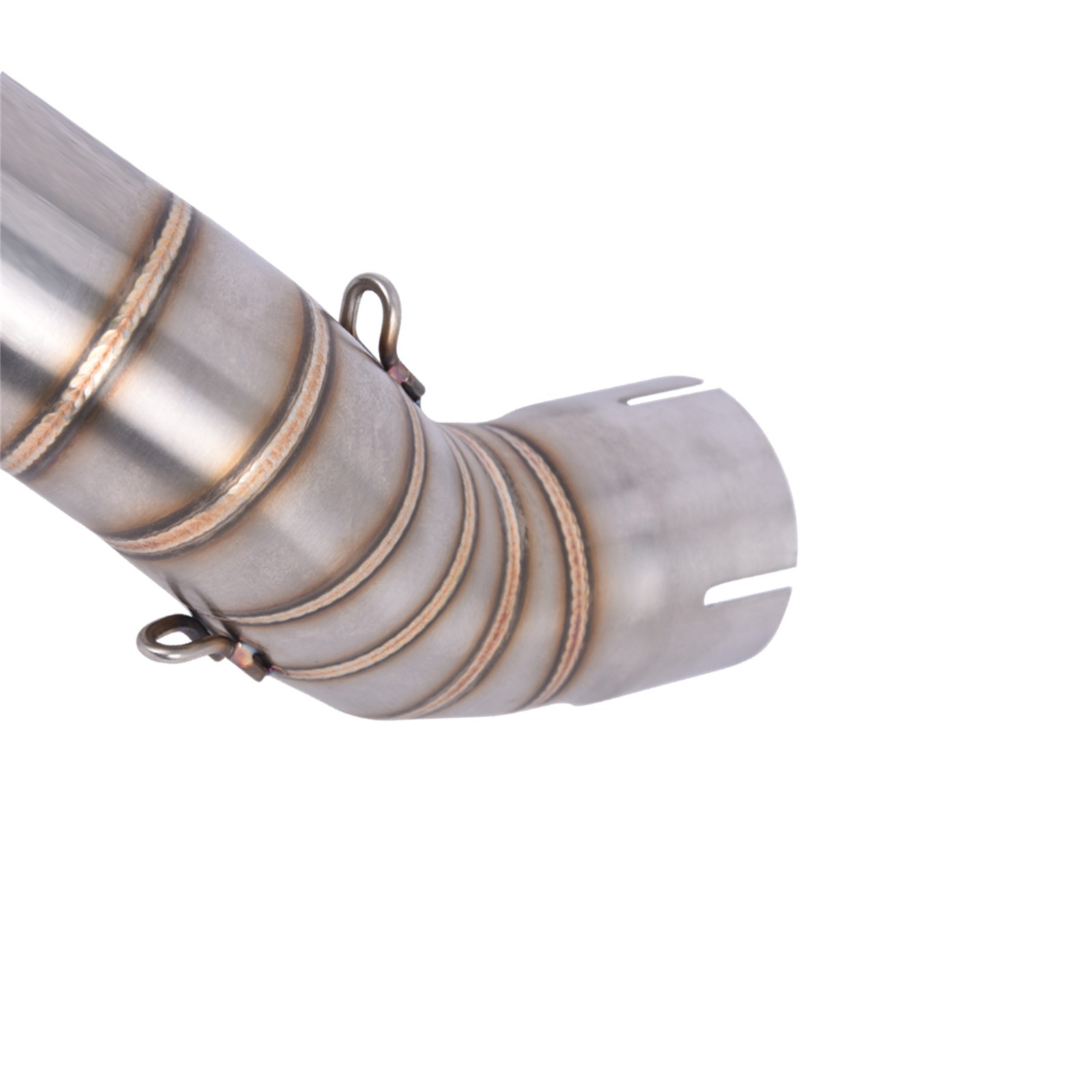 Slip on System Exhaust Mid Pipe Muffler Tips For Kawasaki Z900 900 SE 2017-2025