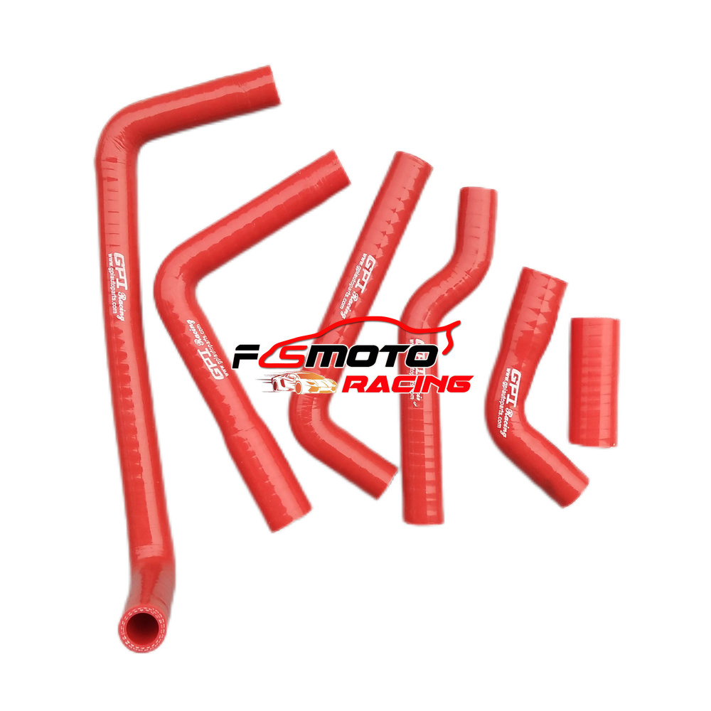 RED Silicone Radiator Coolant Hose for GAS GAS MX/SM/EC 200/250/300 2007-2017