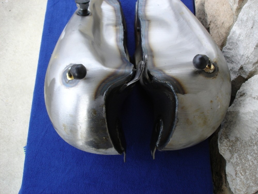 SHOVELHEAD 3.5 GAL GAS TANK PARTS FOR HARLEY UP TO 1984 REP 61218-87A & 61426-67